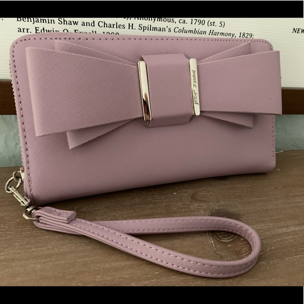 Betsey Johnson Wristlet.